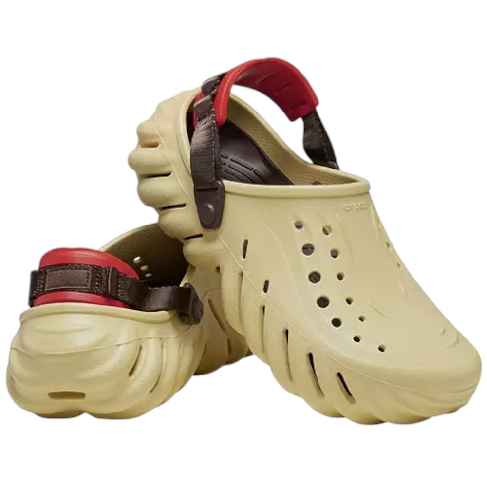 Crocs Adult Unisex Echo Clog Sandal Sesame Men's Size 10 / Women's Size 12